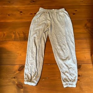 Sweatpants. Light gray. Size S